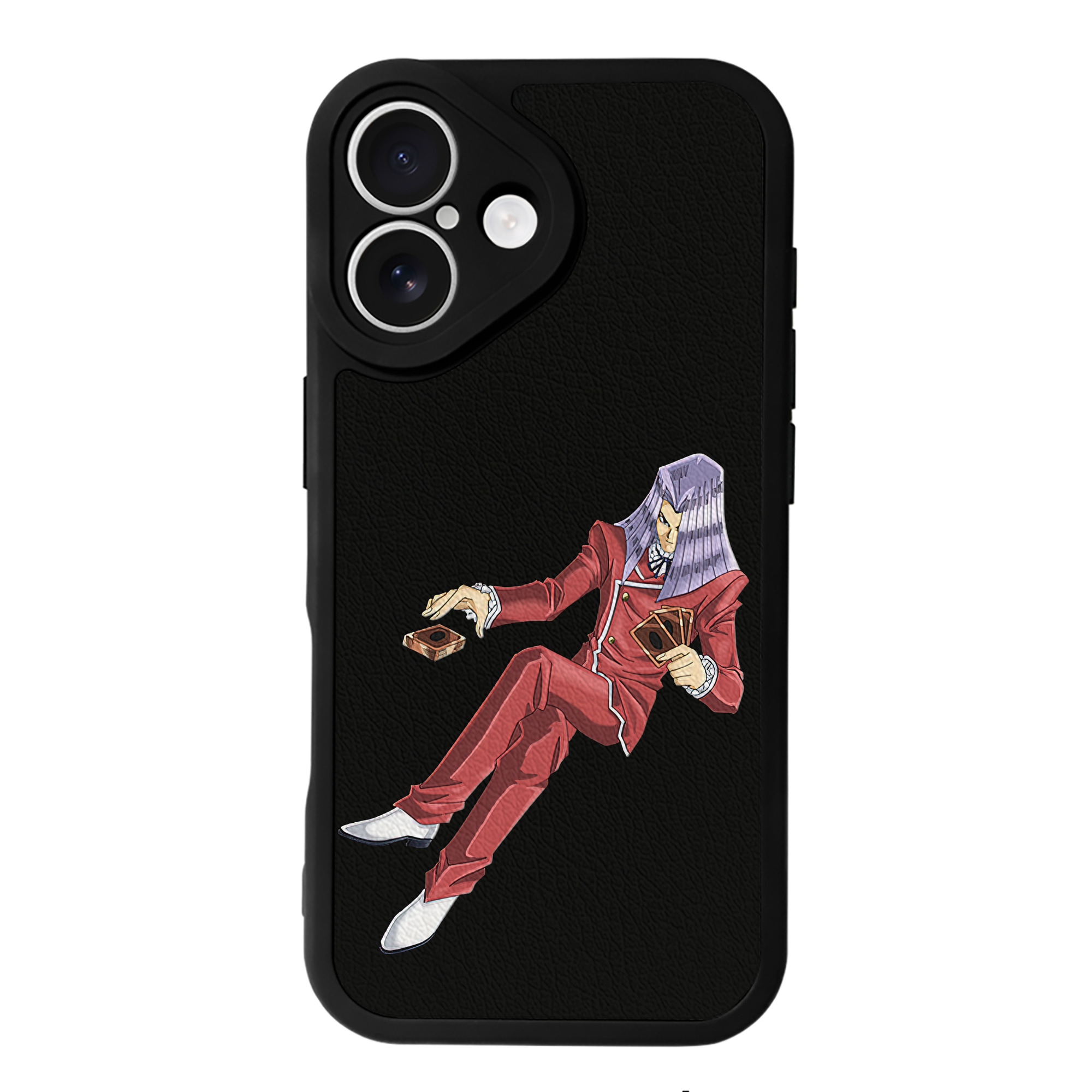 遊☆戯☆王 Yu-Gi-Oh! 【iPhone 16シリーズ対応】シリコンスマホケース（レザー調） 材質：シリコン